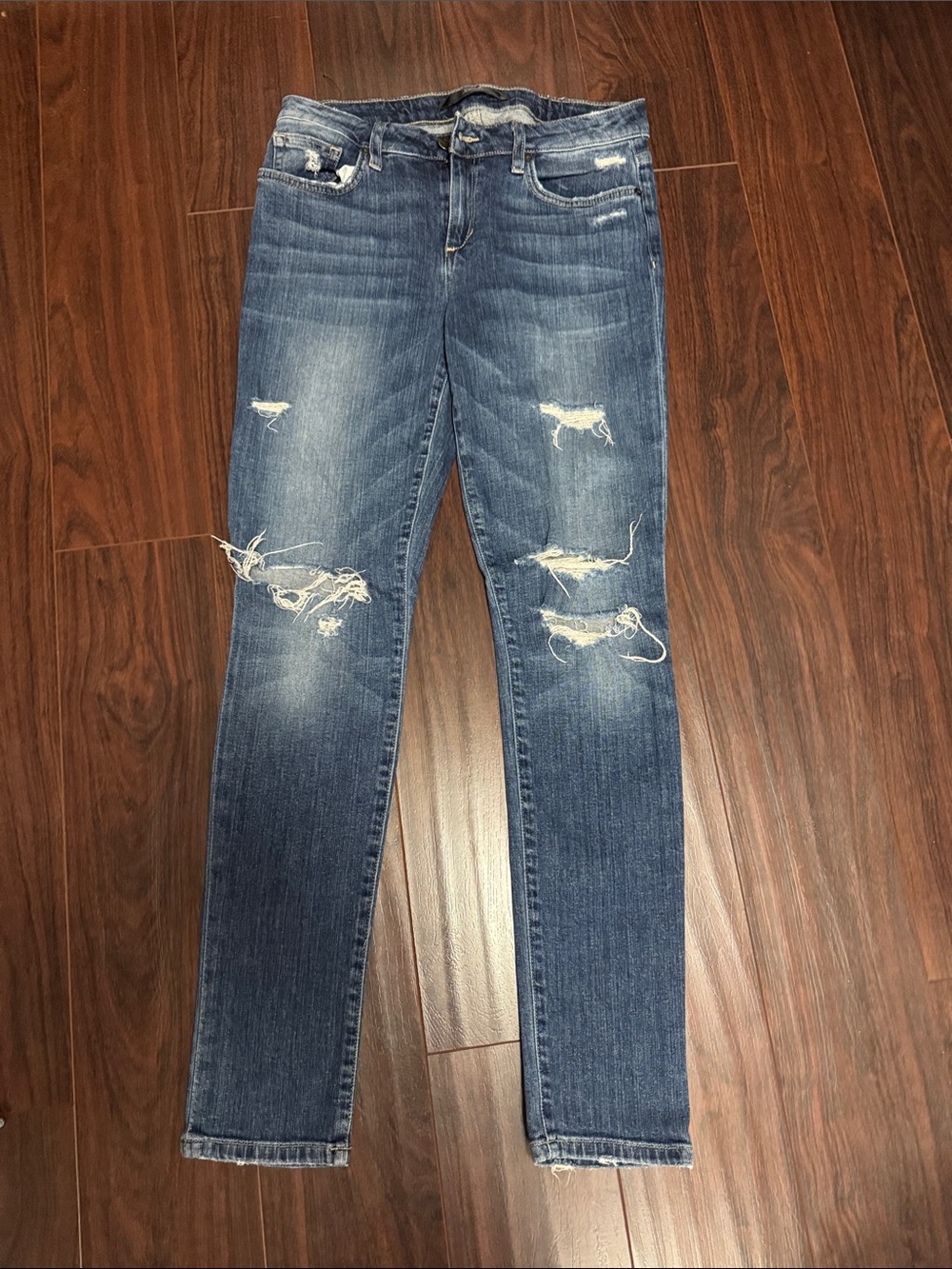 Joe's Jeans Women's Ripped Skinny Jeans - Blue